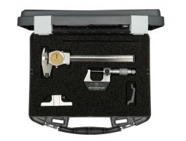 Tesa 00511001 Set ISOMASTER (0 ÷ 25 mm) + vernier caliper (150 mm, 0,02 mm) + accessories