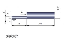 Tesa Rugosurf 90G Probe SB60/10 2μm probe for RUGOSURF 90G as SB60/10 but R = 2 μm 06960067