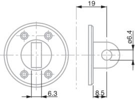 TESA 01460008 Electronic and Analogue Dial Gauge, Backs for YR – YE/MERCER/COMPAC/DIGICO 200-700/ Twin T10 – Ø 40 mm dial model by tesa UK