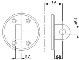 TESA 01460009 Electronic and Analogue Dial Gauge, offset lug Back for YR – YE/MERCER/COMPAC/DIGICO 200-700/ Twin T10 – Ø 40 mm dial model by tesa UK