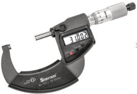 Starrett 795.1MXRL-25 Digital Micrometer 0-25mm, Resolution 0.001mm, IP67 coolant proof, RS232 SPC output.