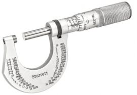 Starrett T230XFL Outside Micrometer includes 0-1